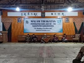 MALAM TIRAKATAN HARI JADI KABUPATEN GUNUNGKIDUL KE - 194 TAHUN 2024